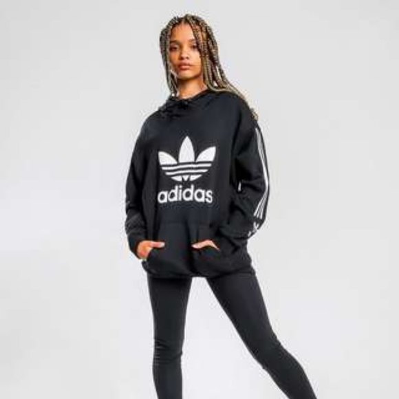 New adidas originals trefoil hoodie sweatshirt - Picture 3 of 7